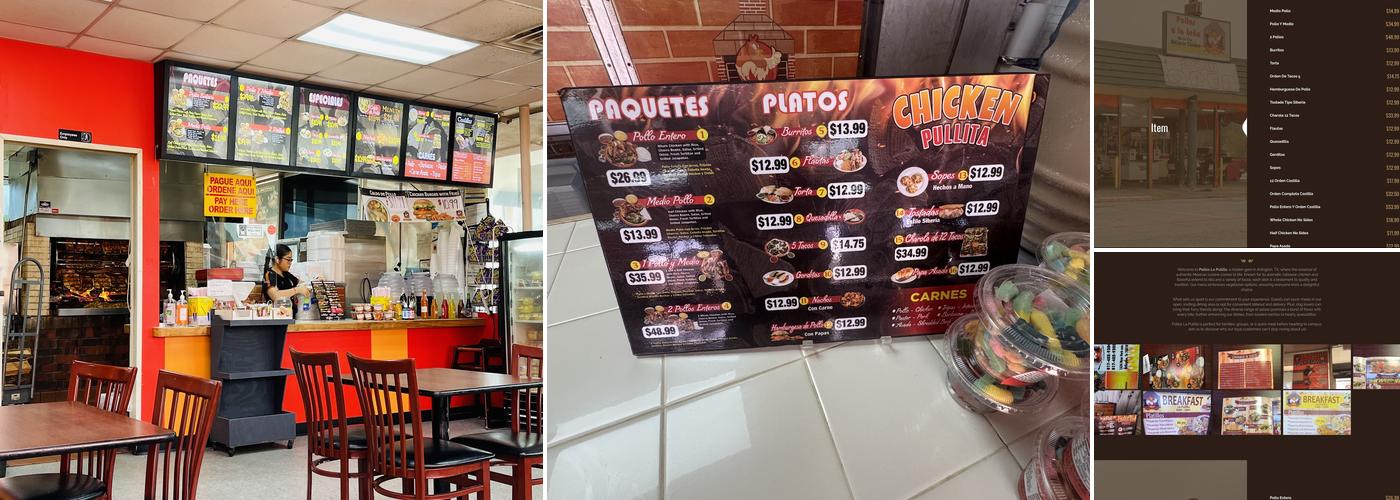 Pollos La Pullita Menu