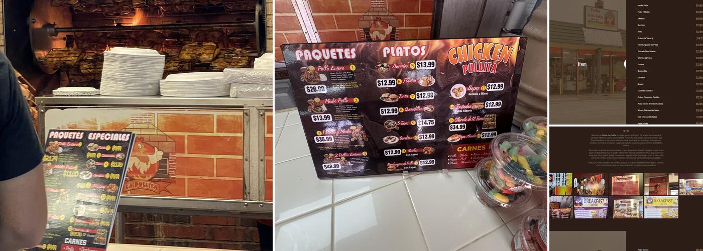 Pollos La Pullita Menu
