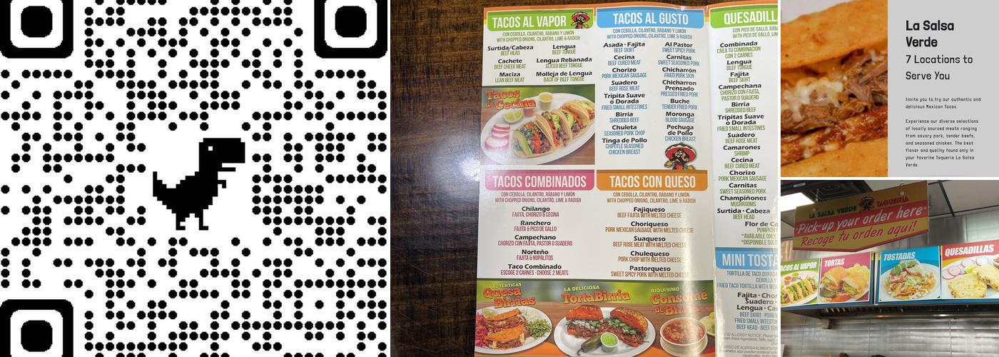 La Salsa Verde Taquería Menu