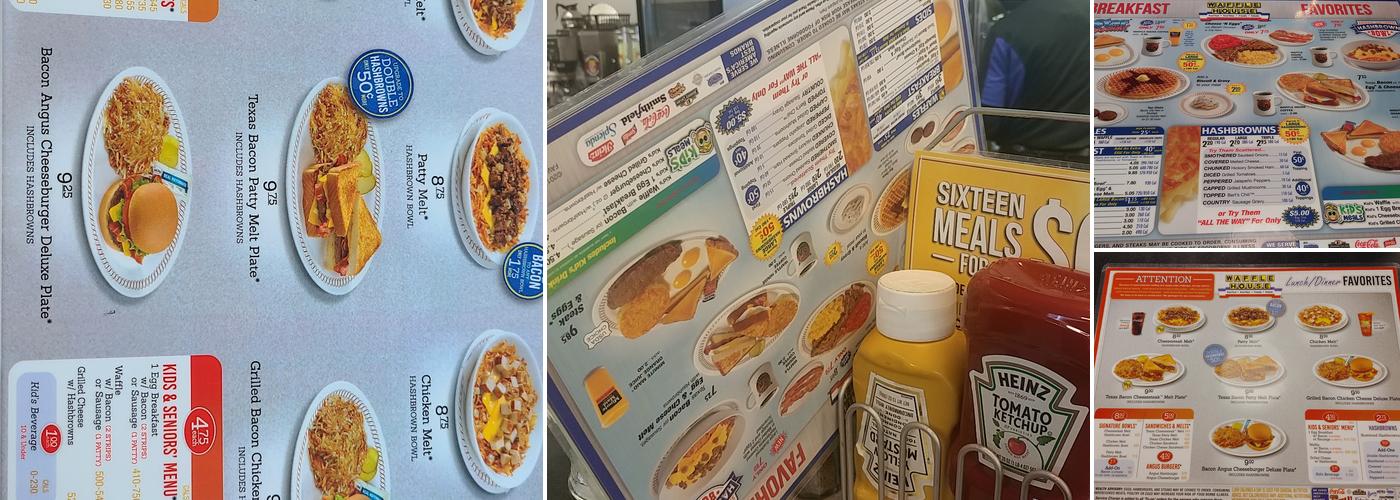Waffle House Menu
