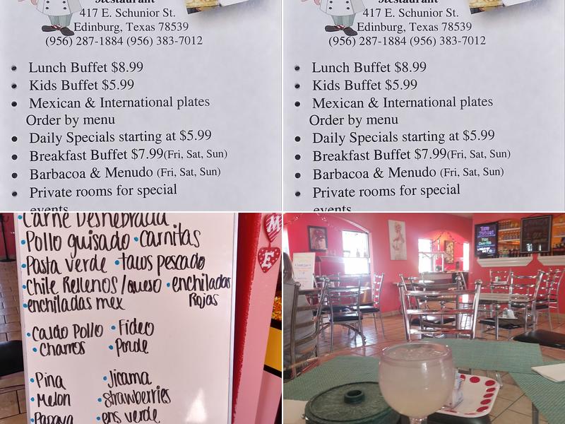 De Cache Restaurant Menu