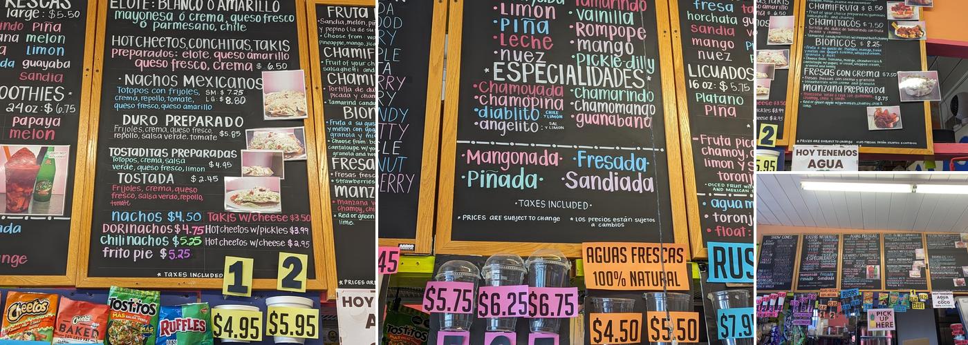 Refresqueria La Bahia Menu