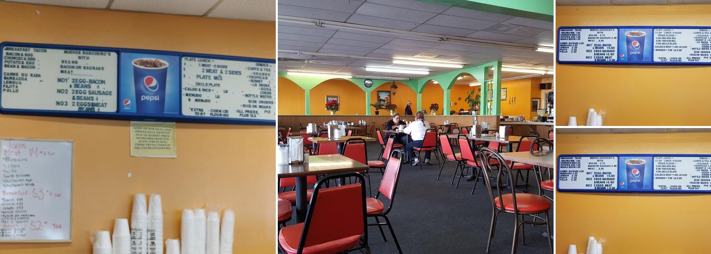 Taquitos Cafeteria Menu