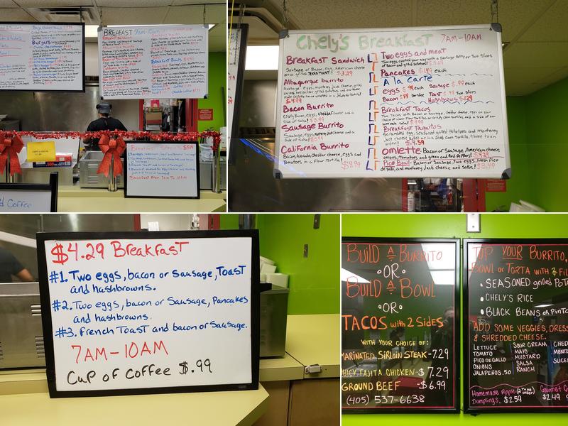 Chely's Mexican Grill Menu