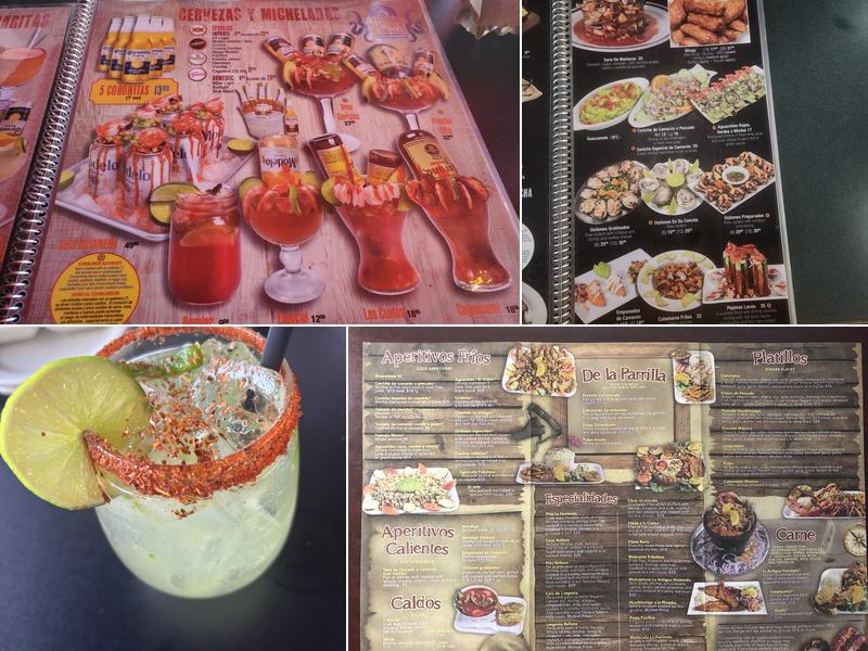 Fabulosos Mariscos A La Antigua Menu