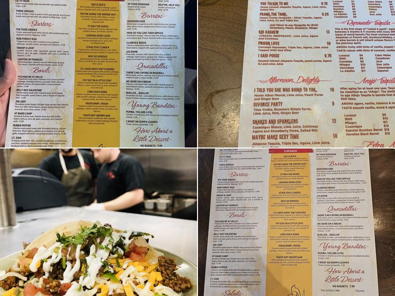 Ru Ru's Tacos & Tequila Menu