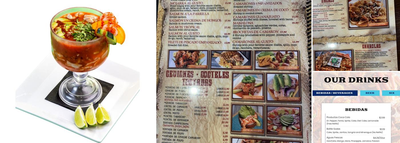 Tarascos Mexican Bar and Grill Menu