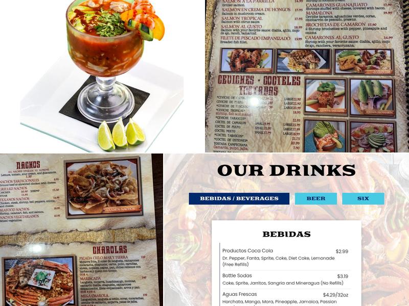 Tarascos Mexican Bar and Grill Menu