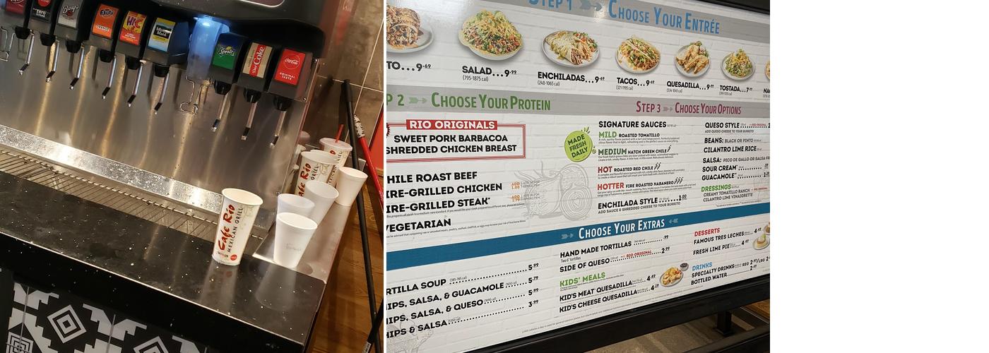 Cafe Rio Fresh Modern Mexican Menu