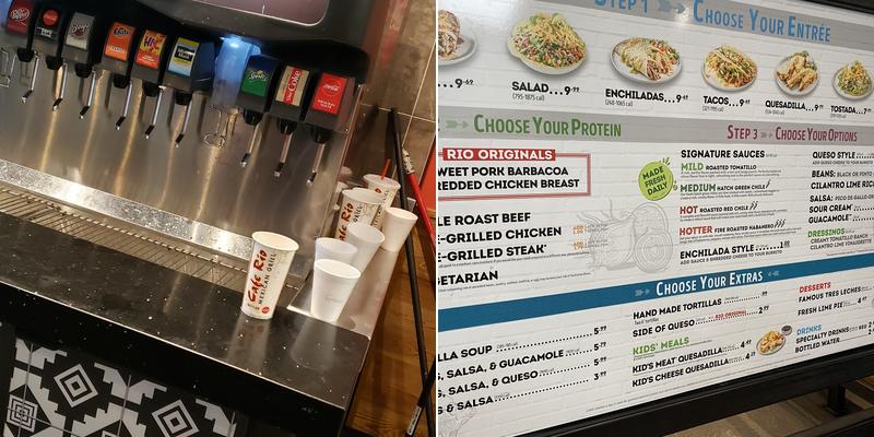 Cafe Rio Fresh Modern Mexican Menu