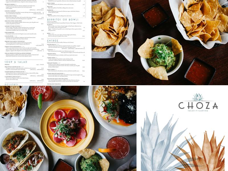 Choza PDX Menu