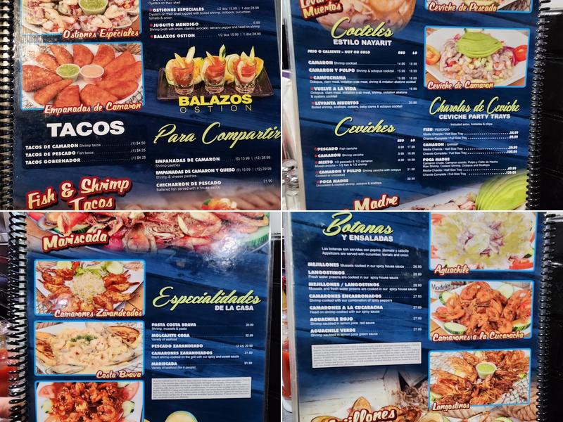 Las Islas Marias Menu