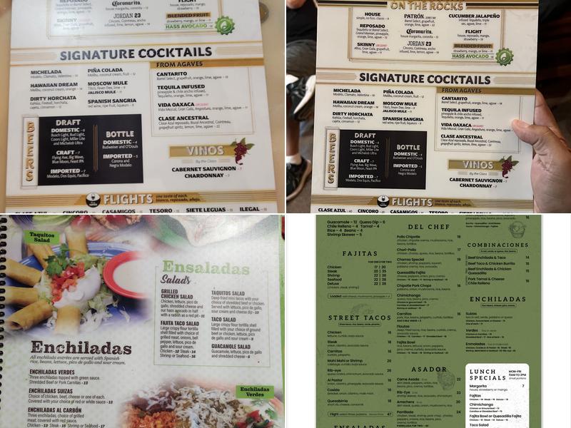Charras Bismarck Menu