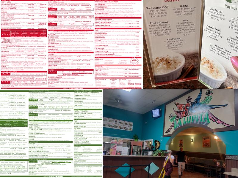 La Lupita Tacos Mexicanos Menu