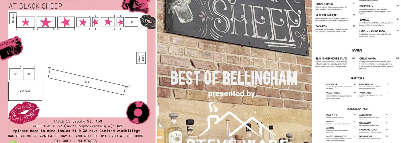 Black Sheep Bellingham Menu