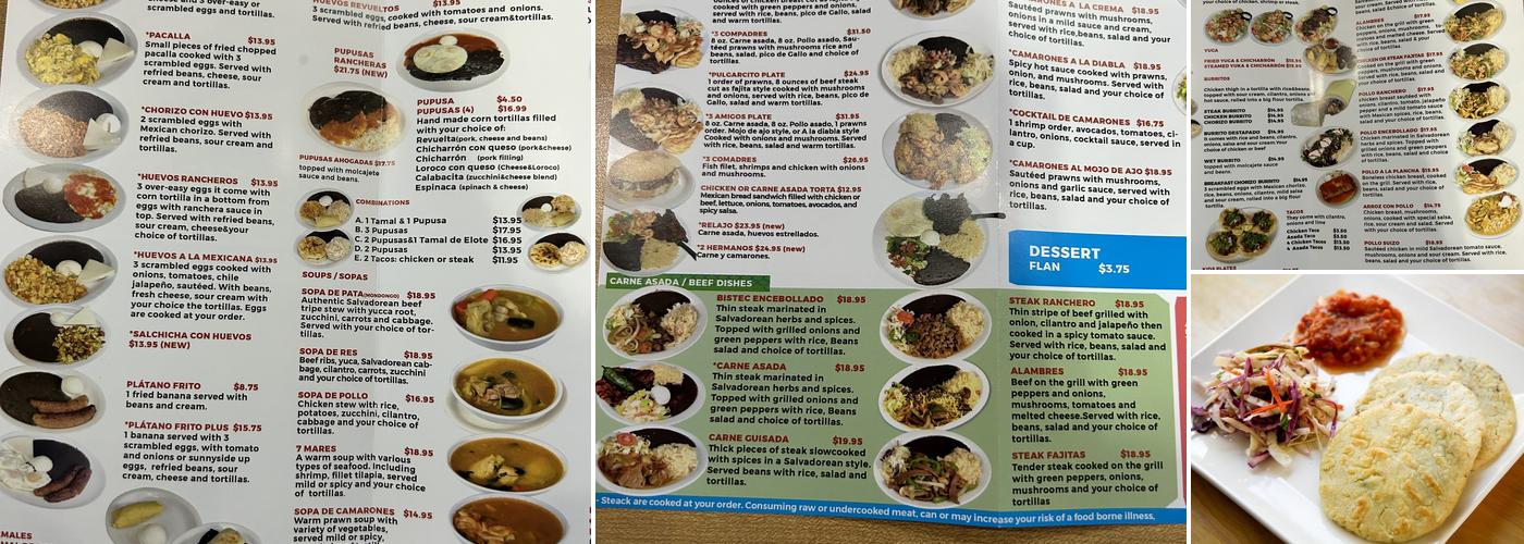 El Pulgarcito III Menu