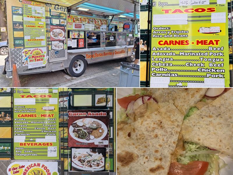 El Maestro del Taco Menu