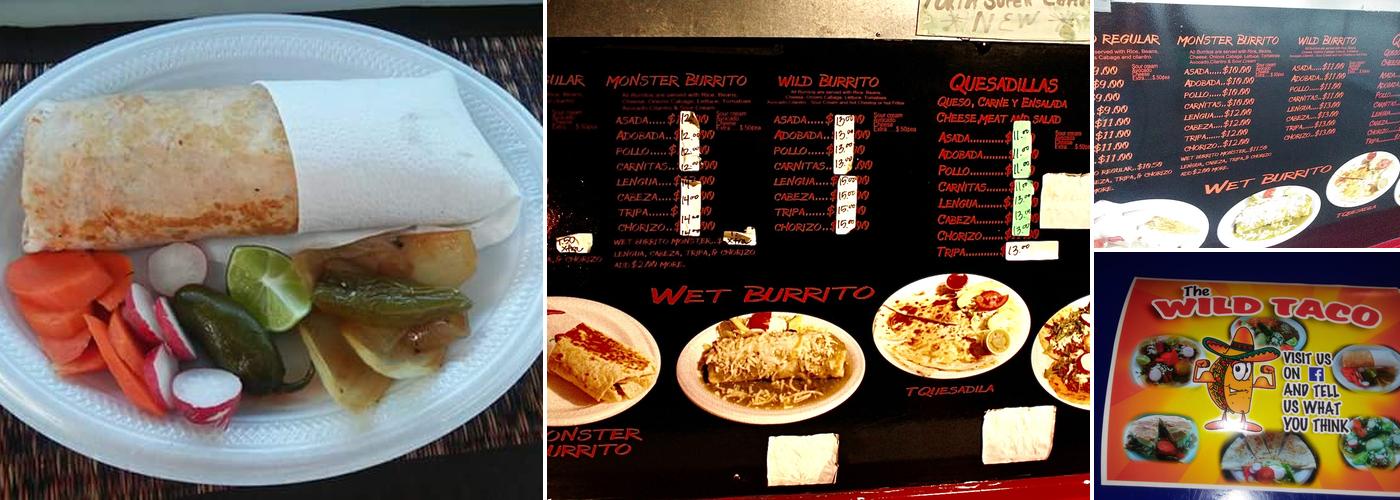 THE WILD TACO 2 Menu