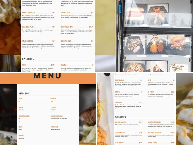 Taqueria Los Tetillas Menu