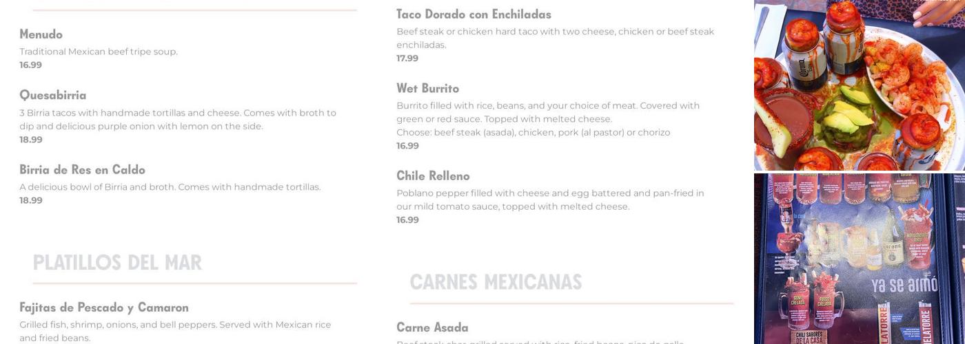 El chilito bakersfield Menu