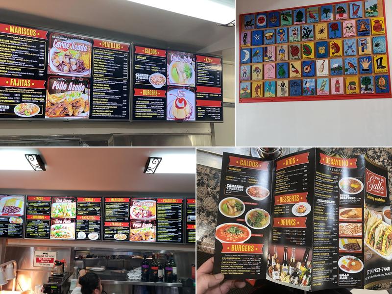 El Pico De Gallo Grill Menu