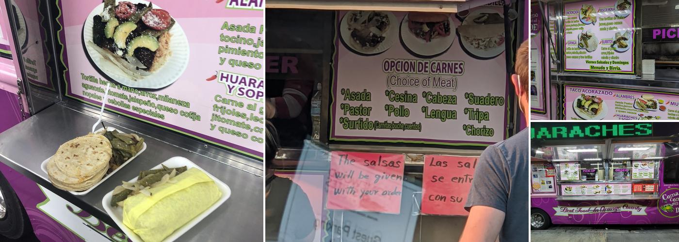 Alebrijes grill taco truck Menu