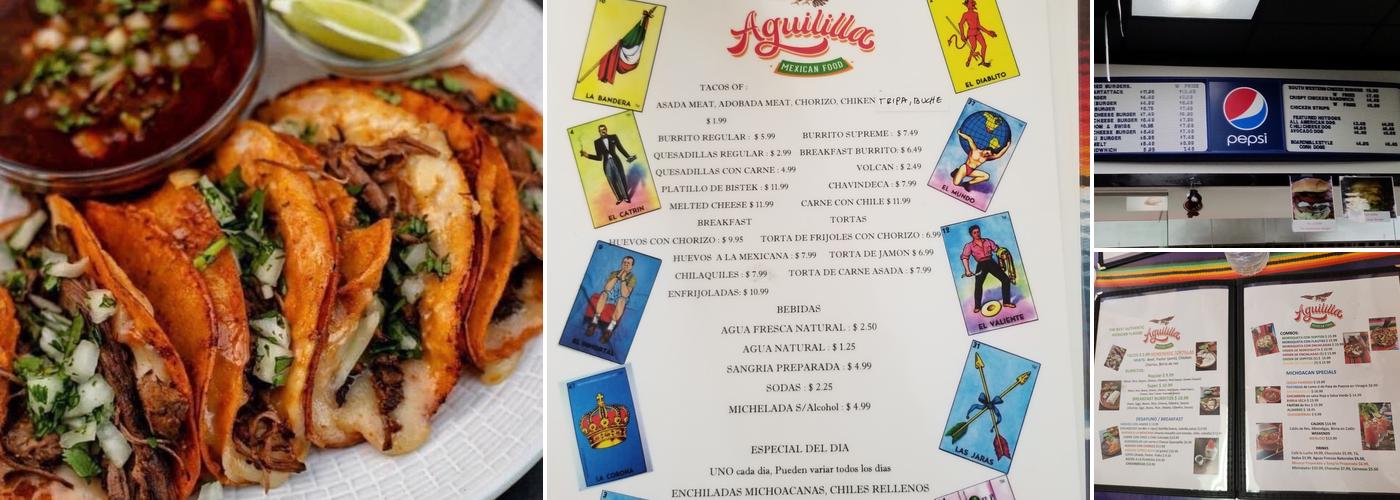 Aguililla Mexican Food Menu