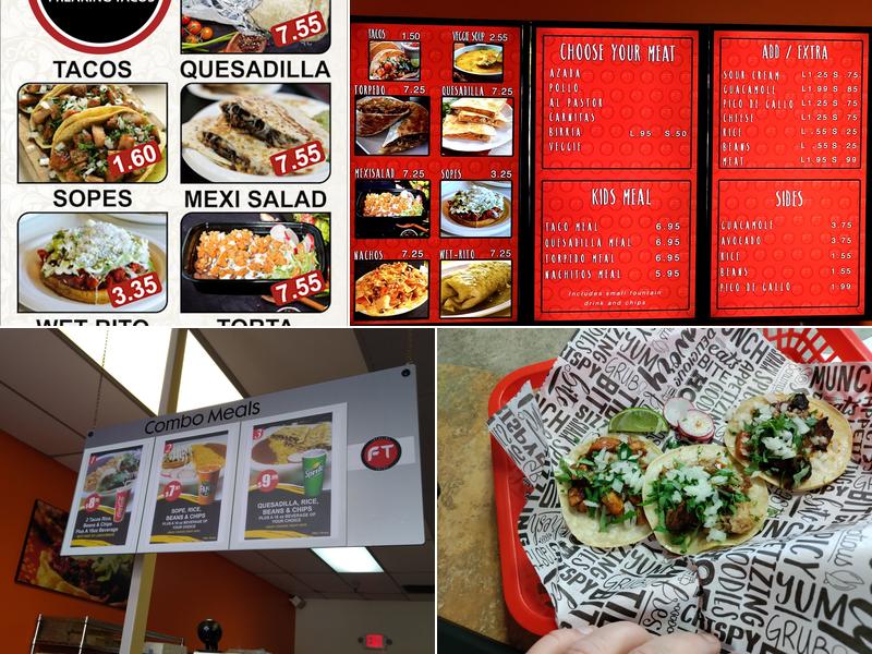 Freaking Tacos Menu