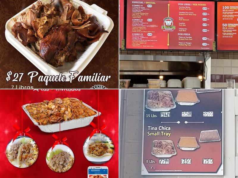 Carnitas El Rincón - Vallejo Menu