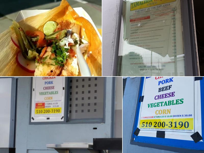Tamaleria Azteca Menu