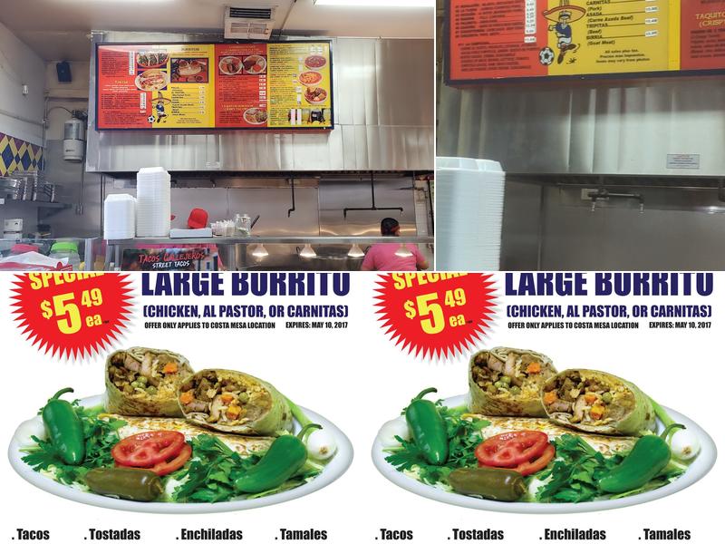 El Campeon #2 Menu