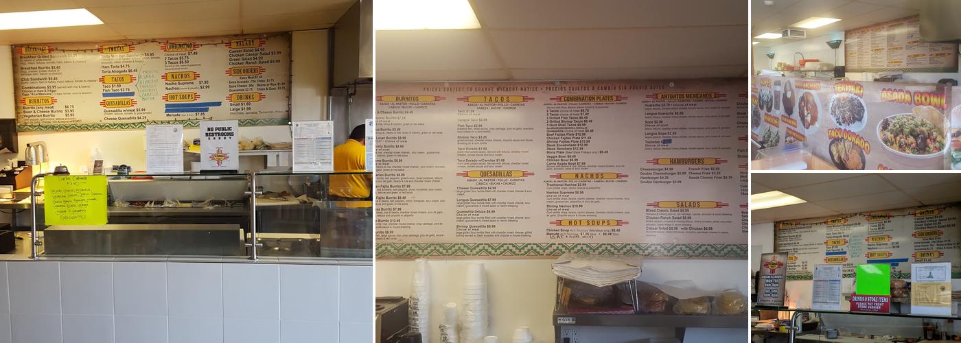 El Rancho Menu