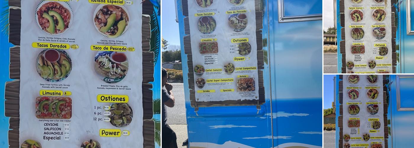 Mariscos El Pariente Menu