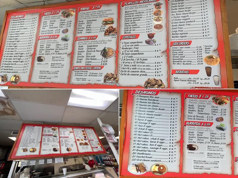 El Campeon Carniceria Market Menu