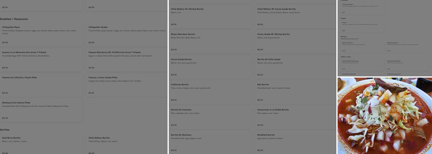 Pozolería Doña Elena Menu