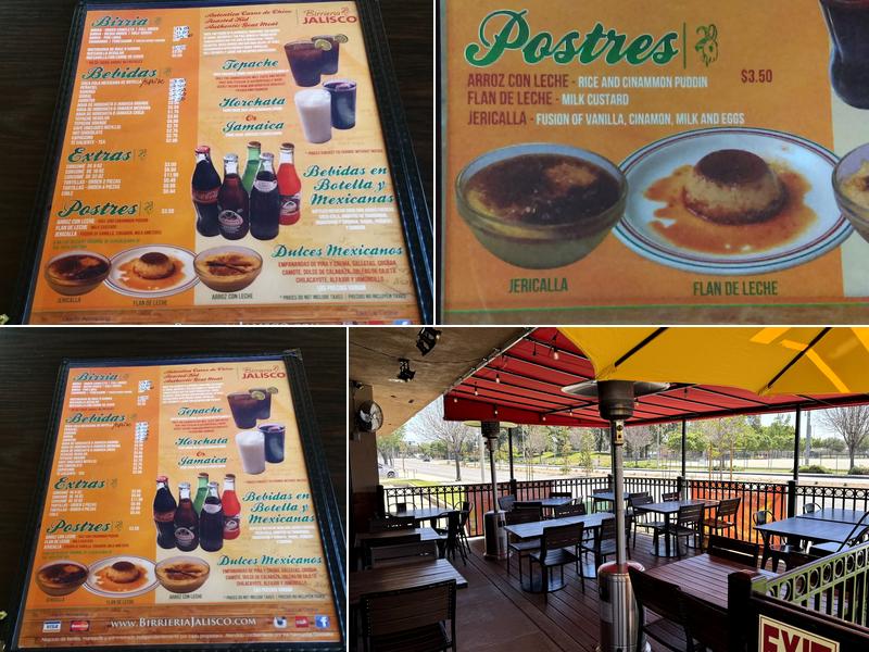 Birrieria Jalisco Menu