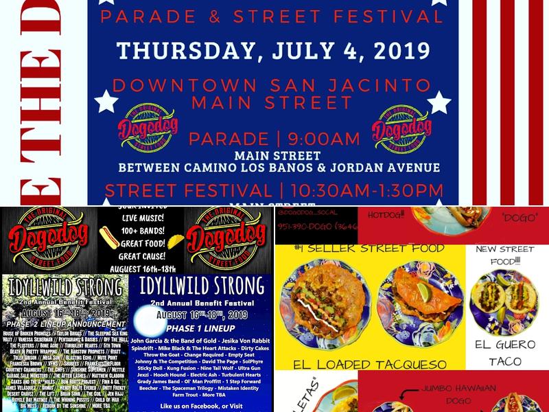 The Original Dogodog Menu