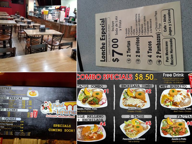 El Portal De Veracruz Menu