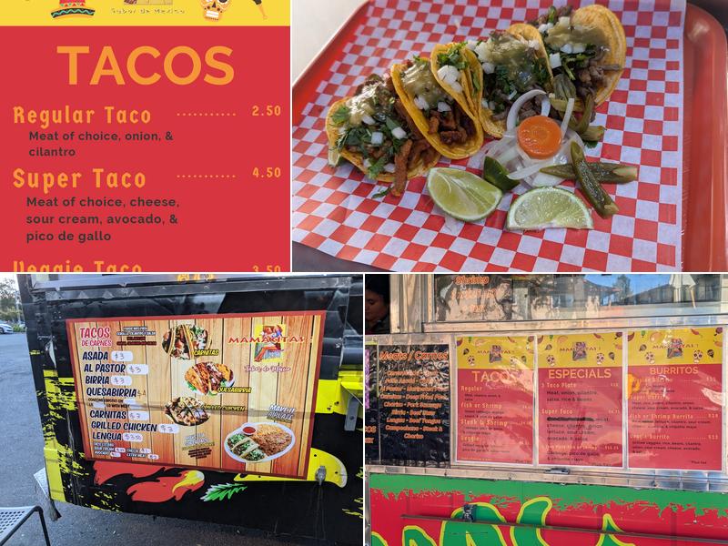 Mamacitas! Taco Truck Menu
