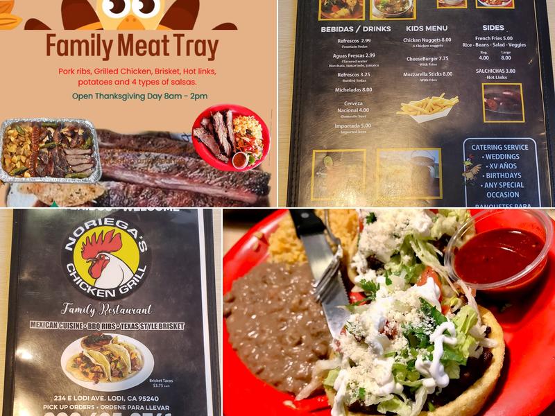 NORIEGA'S CHICKEN GRILL Menu