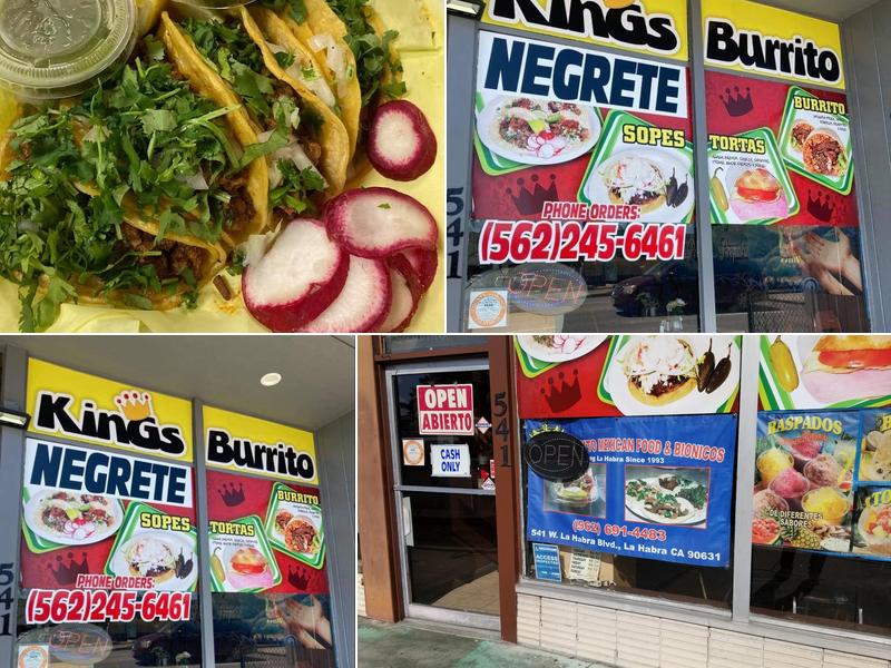 King Burritos Negrete