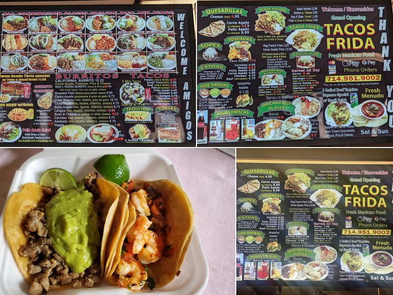Tacos Frida Menu