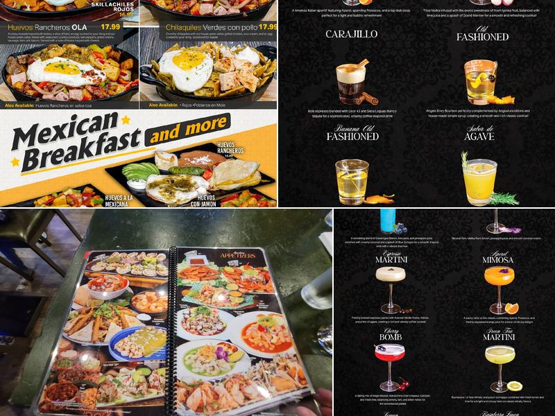 Ola Restobar Menu