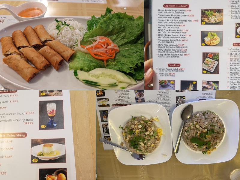 Huong Nam Menu