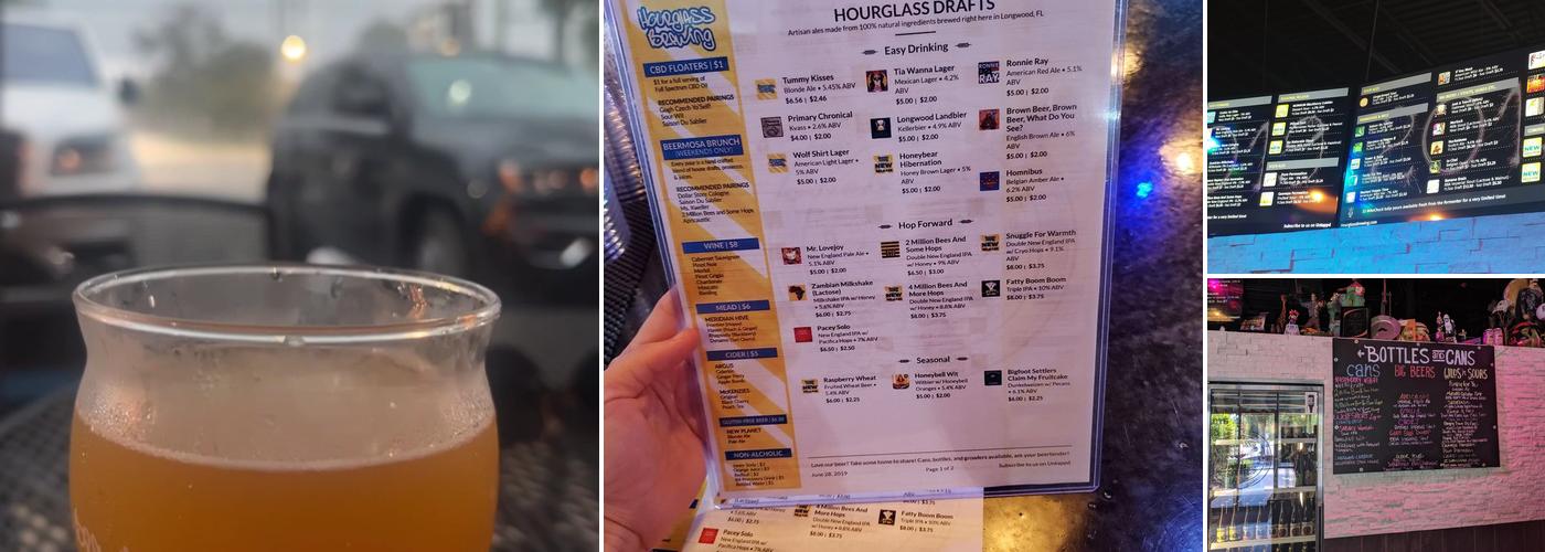 Hourglass Brewing Menu