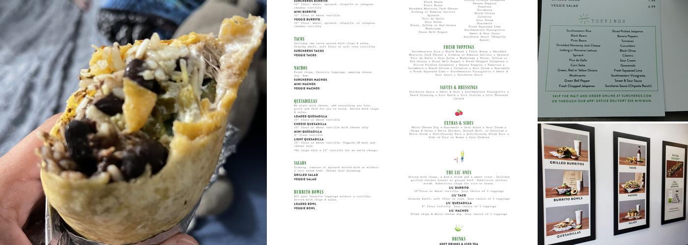 Surcheros - Hinesville, GA Menu