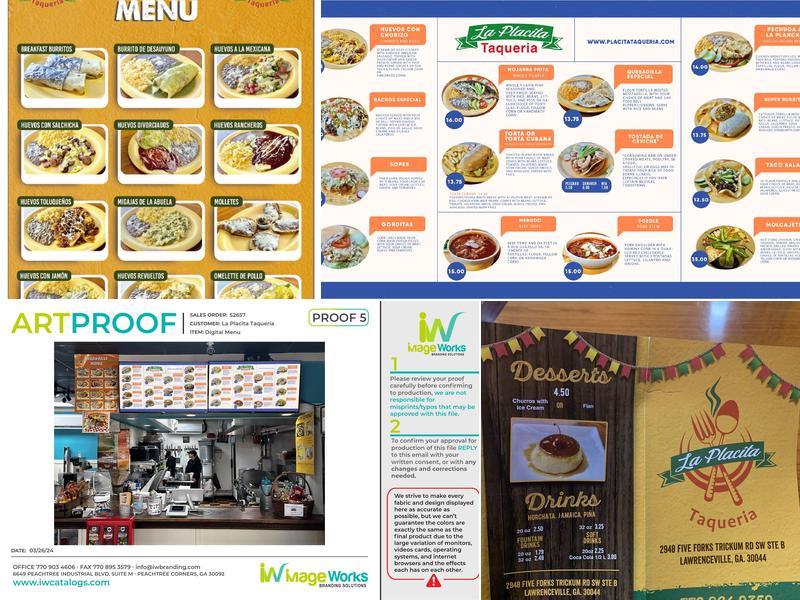 La Placita Taqueria Menu