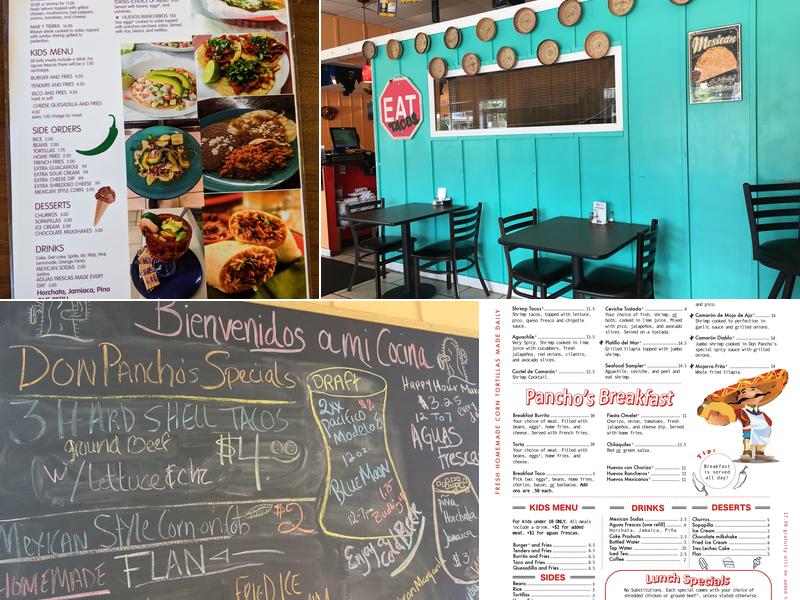 Tacos Don Pancho Menu
