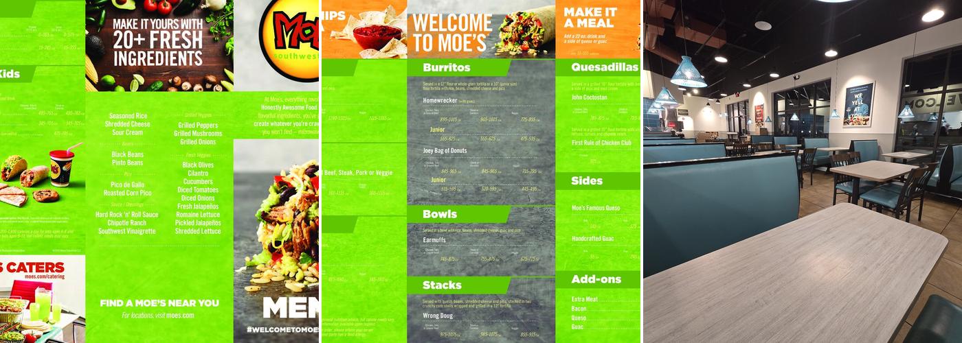 Moe's Southwest Grill Menu