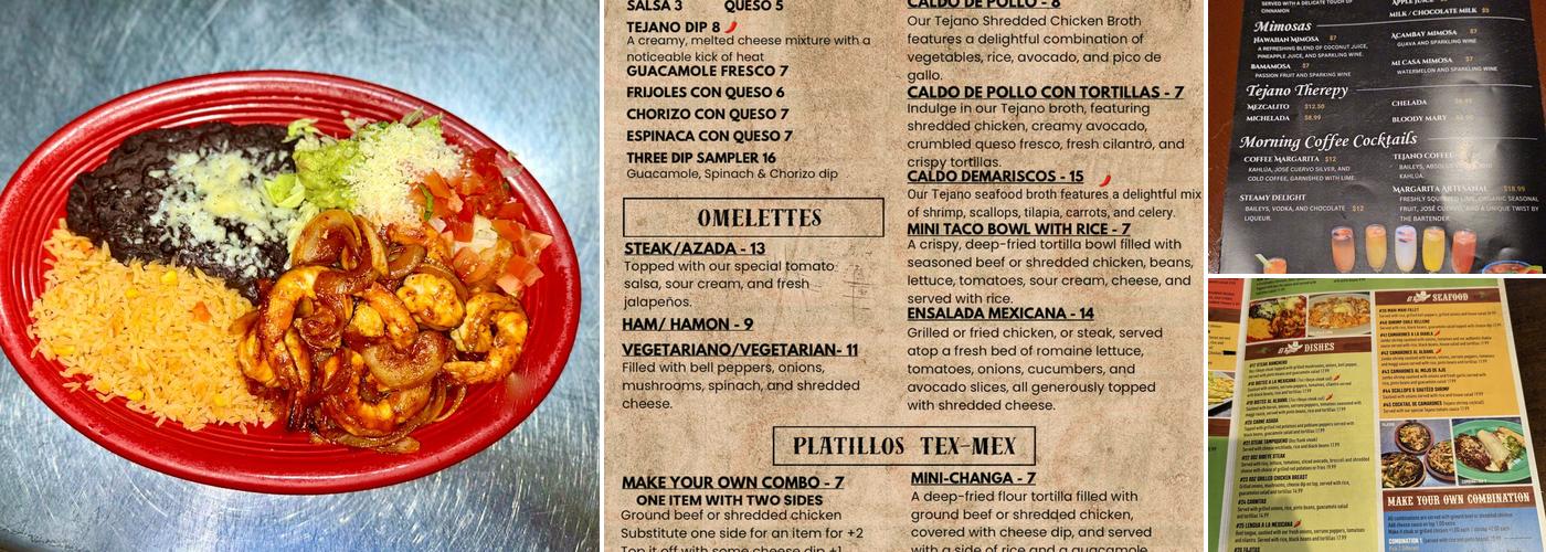 El Tejano Menu